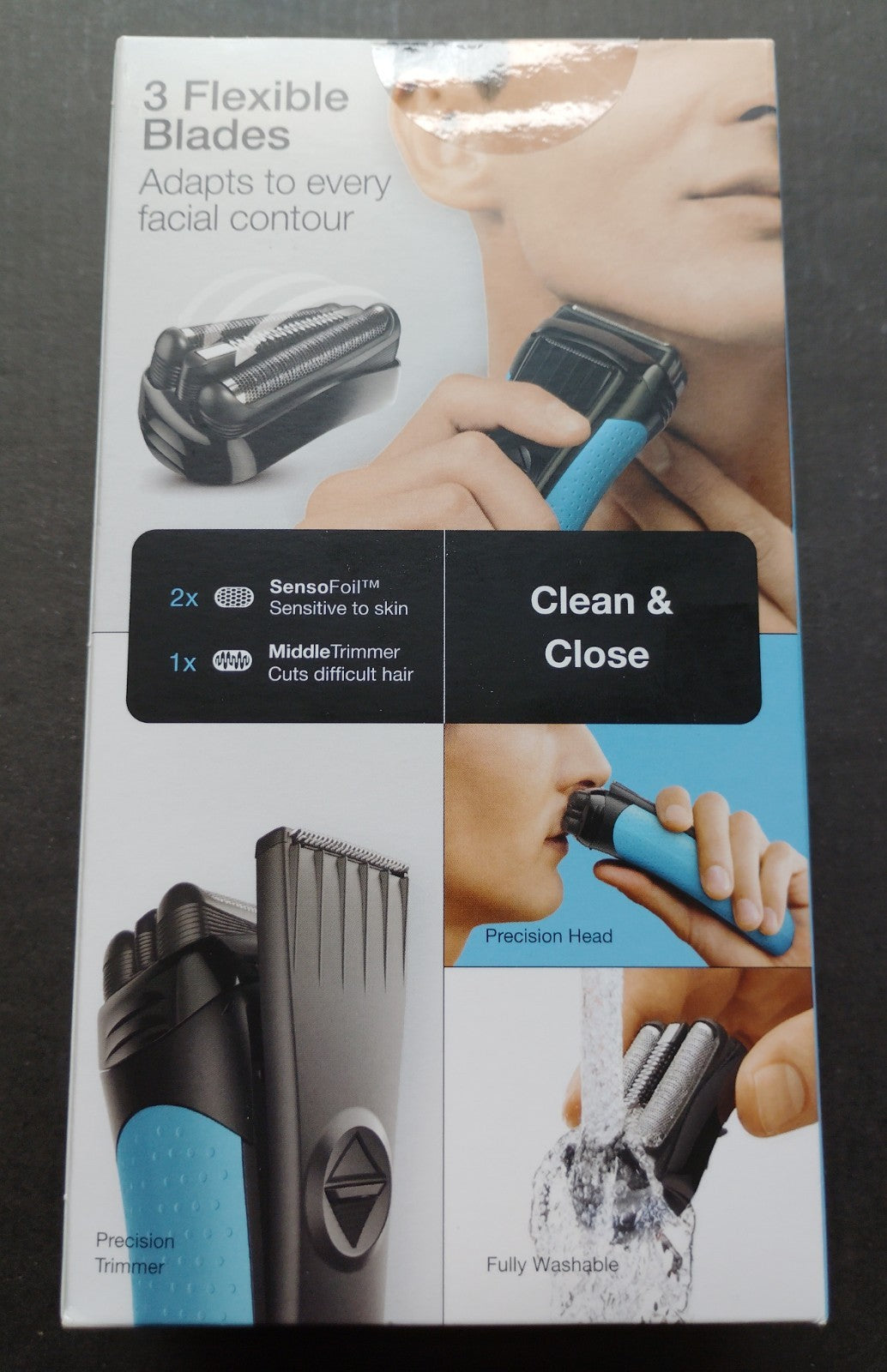 Men's Electric Shaver Wet & Dry Foil Razor Rechargeable 3010s
