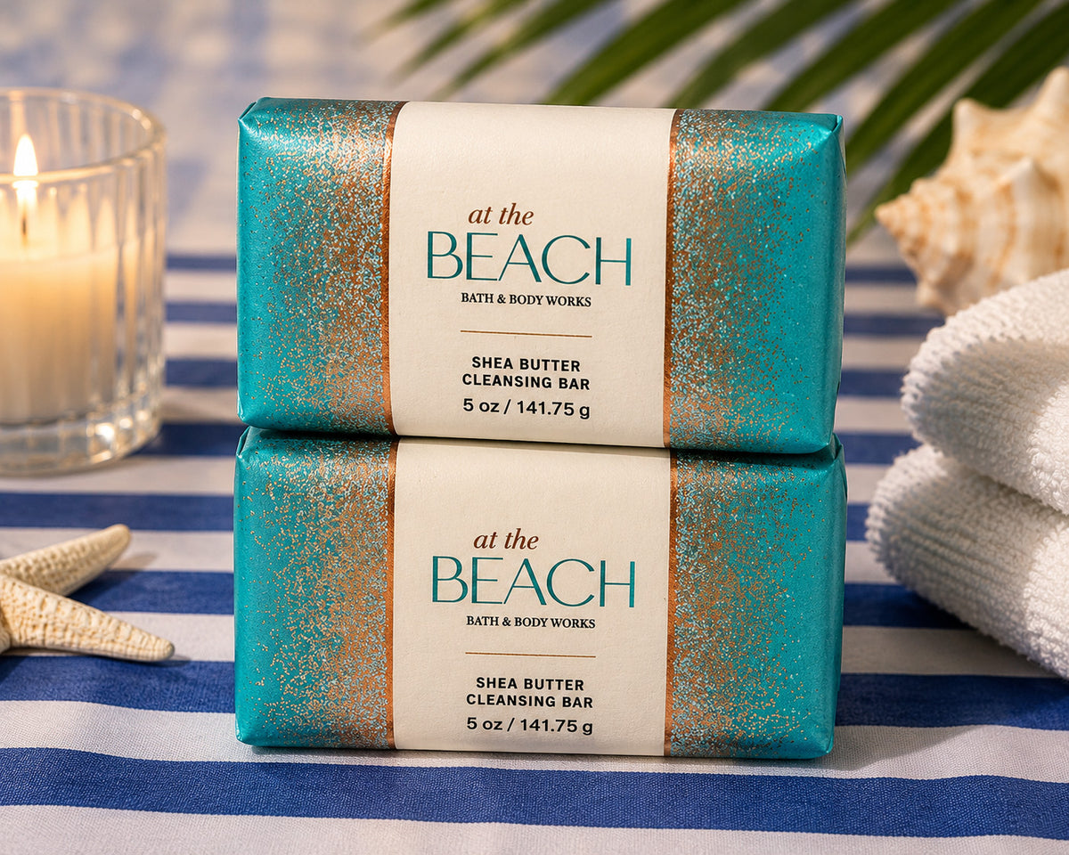 Bath & Body Works At The Beach Shea Butter Cleansing Bar Soap 5 oz