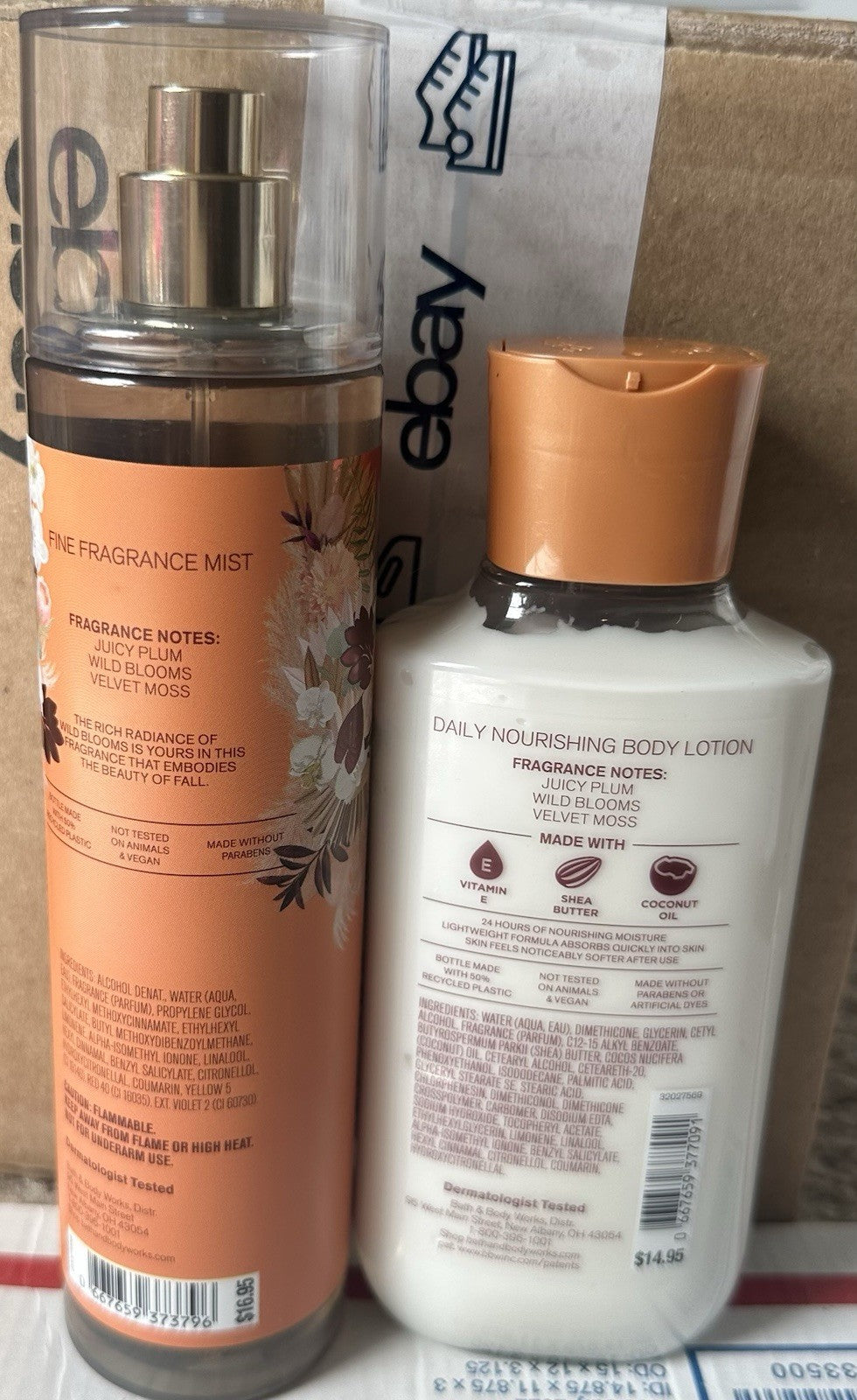 Bath & Body Works Fall In Bloom Fragrance Body Mist & Lotion Set