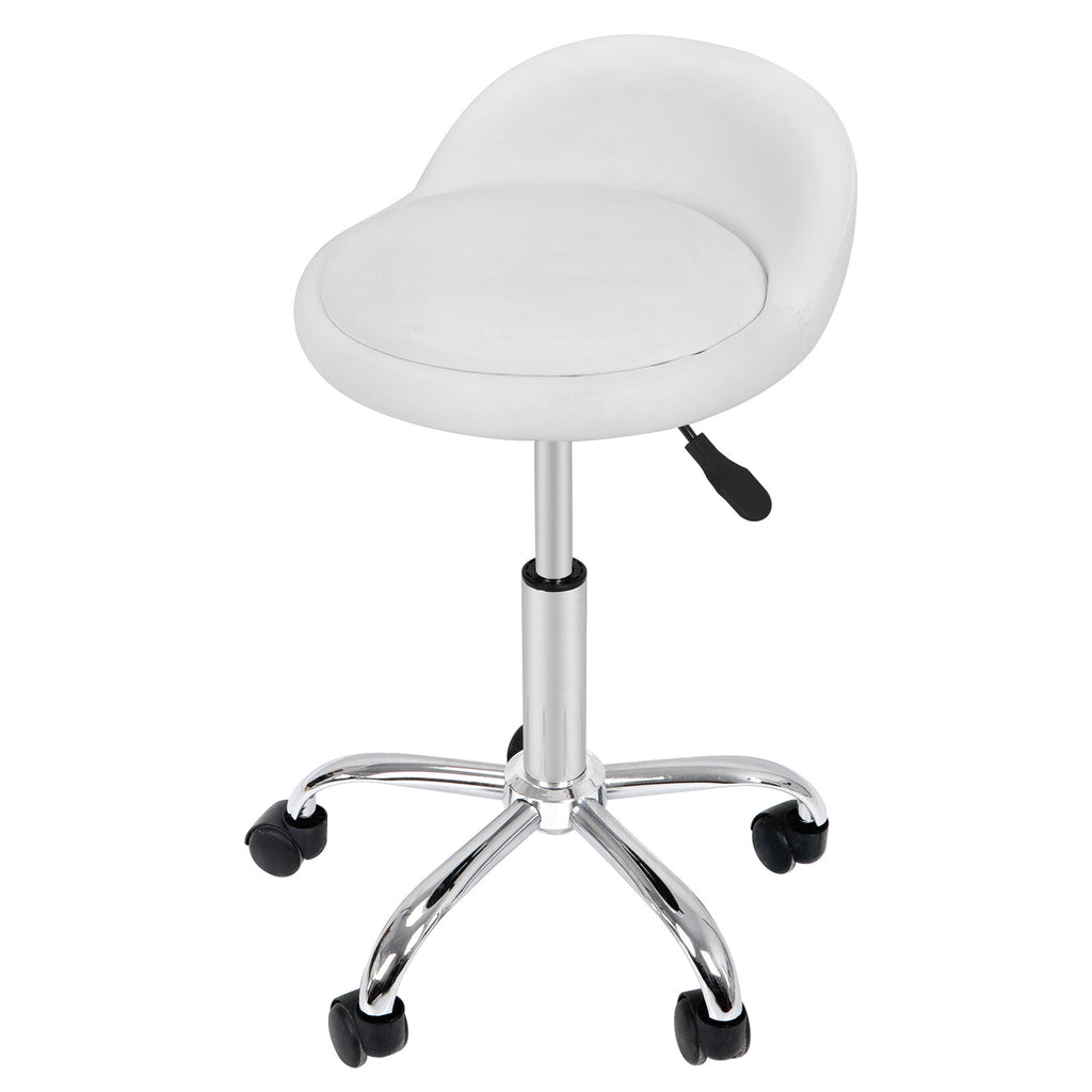 Adjustable Rolling Swivel Stool for Salon Tattoo Facial Massage Spa
