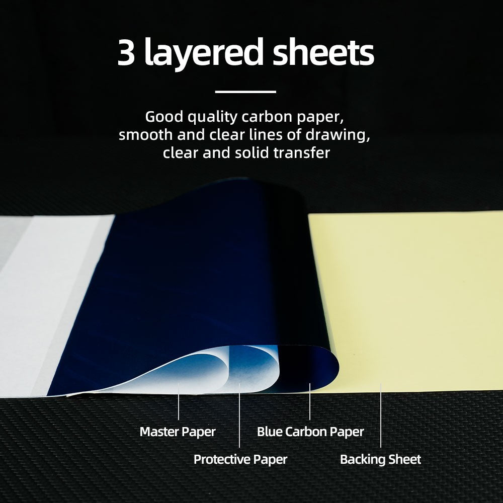 Tattoo Transfer Paper 20 Pcs A4 Stencil Sheets for Tattooing & Freehand