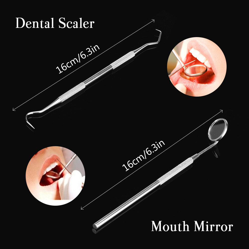 Electric Tooth Cleaner Tartar Plaque Remover Dental Scaler Kit - Ultrasonic Oral Care