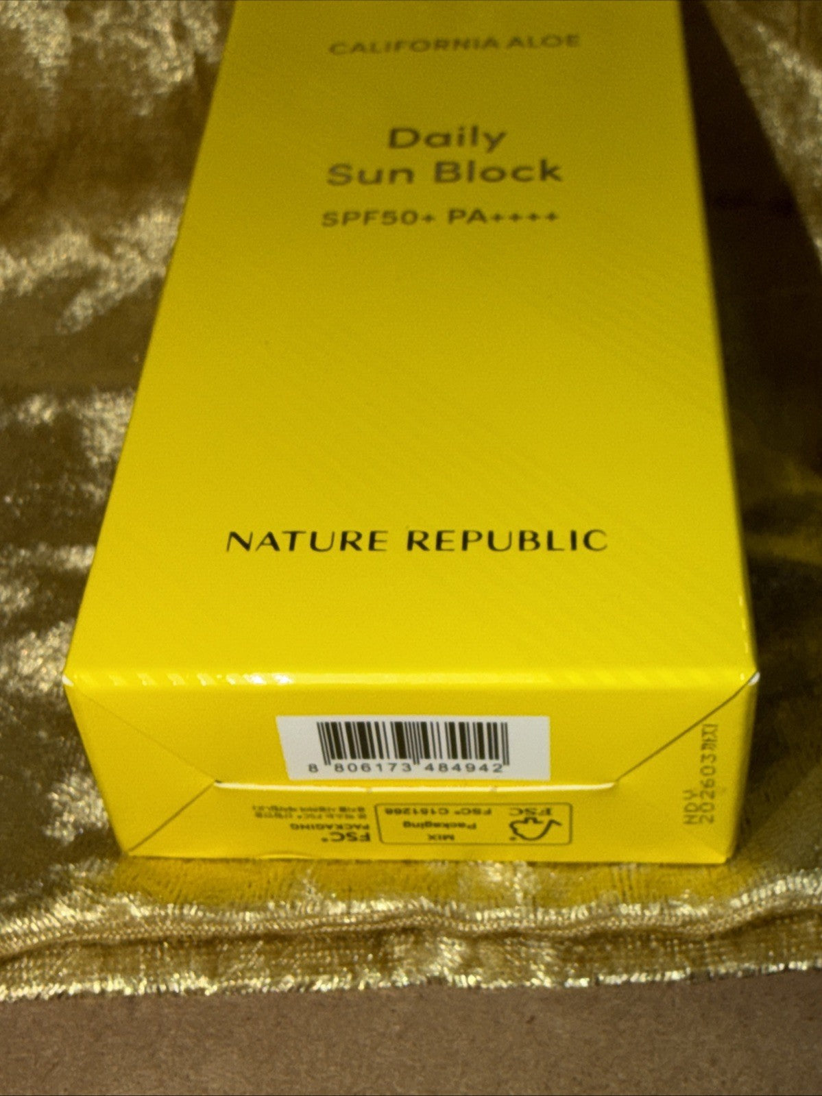 SPF50+ PA++++ Aloe Sun Block Sunscreen 57ml - Daily Sun Protection