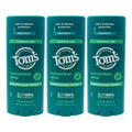 Tom's of Maine Aluminum-Free Deodorant Stick Cucumber Aloe - 3.25 oz (3 Pack)