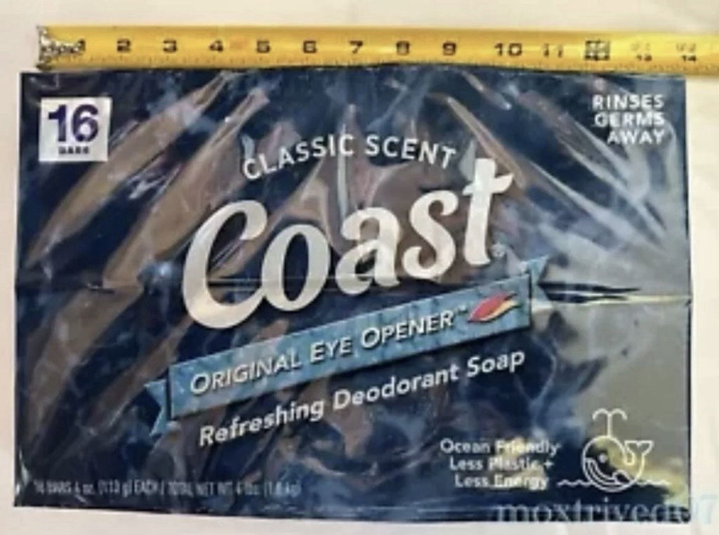 Deodorant Bar Soap 16 Pack - Refreshing Classic Scent, Antibacterial, Made in USA