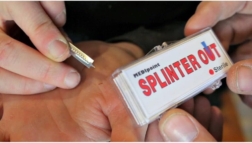 Splinter Out Remover Kit - 20 Sterile Medical Tools for Splinter Removal