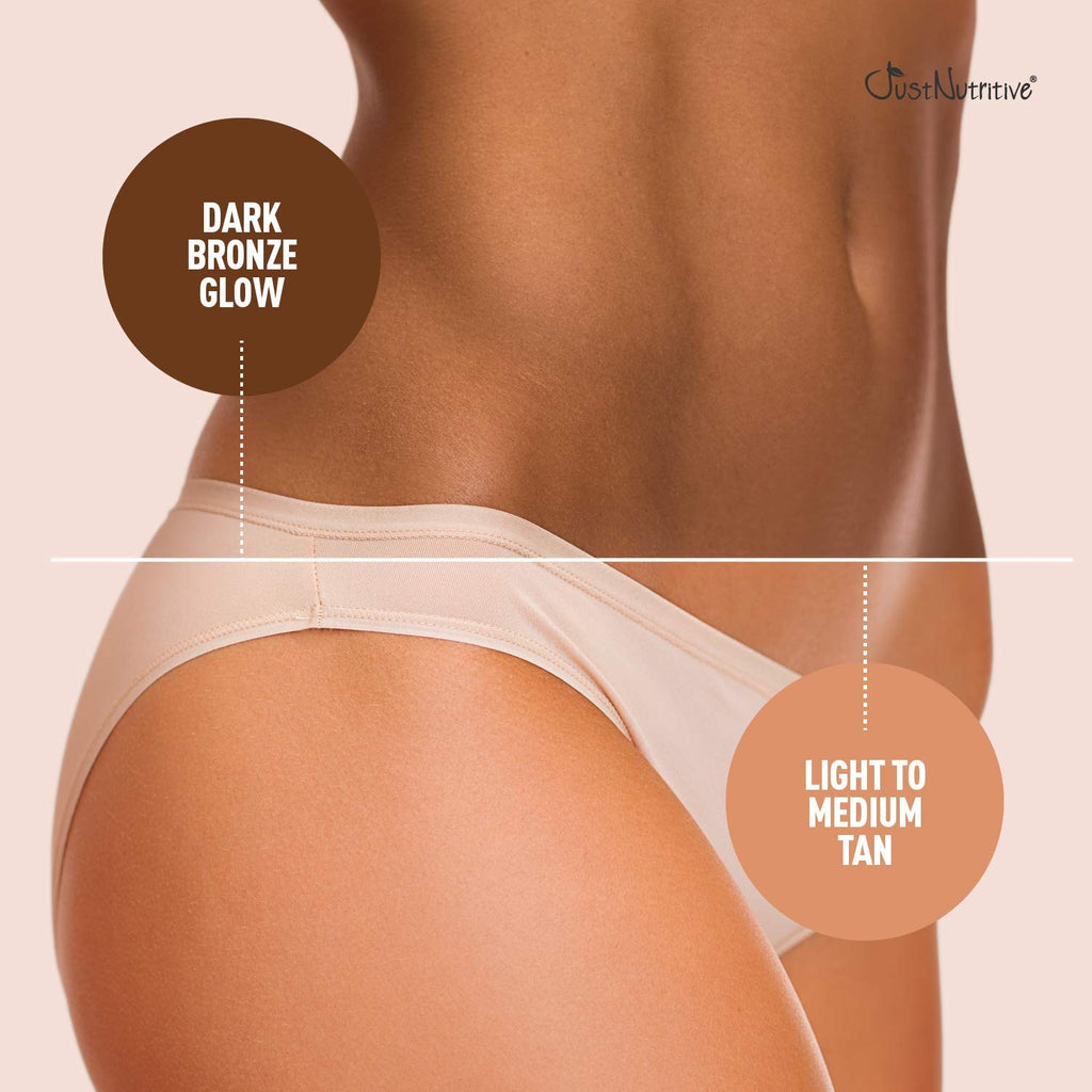 Dark Tones Self Tanner Lotion - Vegan Indoor Sunless Tan for Men & Women