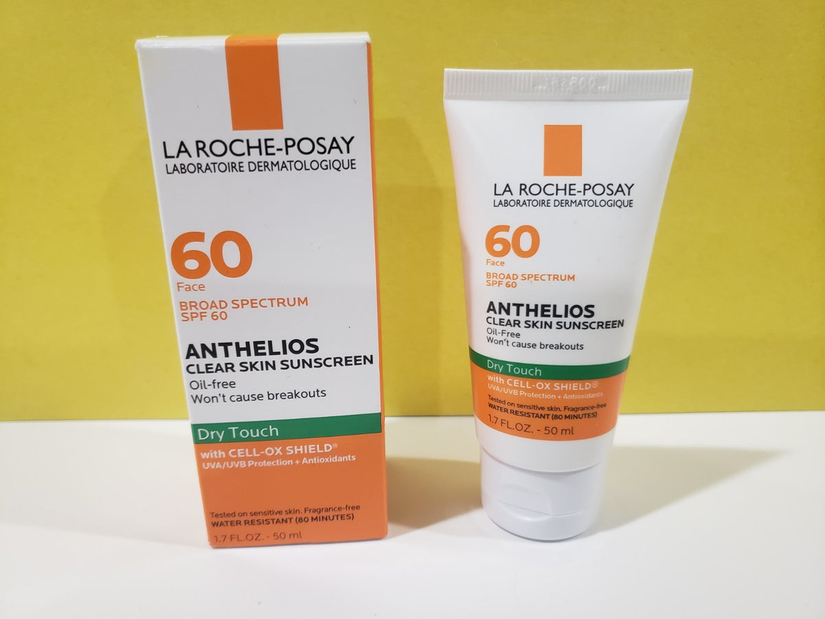 Broad Spectrum SPF 60 Sunscreen for Face - Oil-Free, Water-Resistant, Sensitive Skin