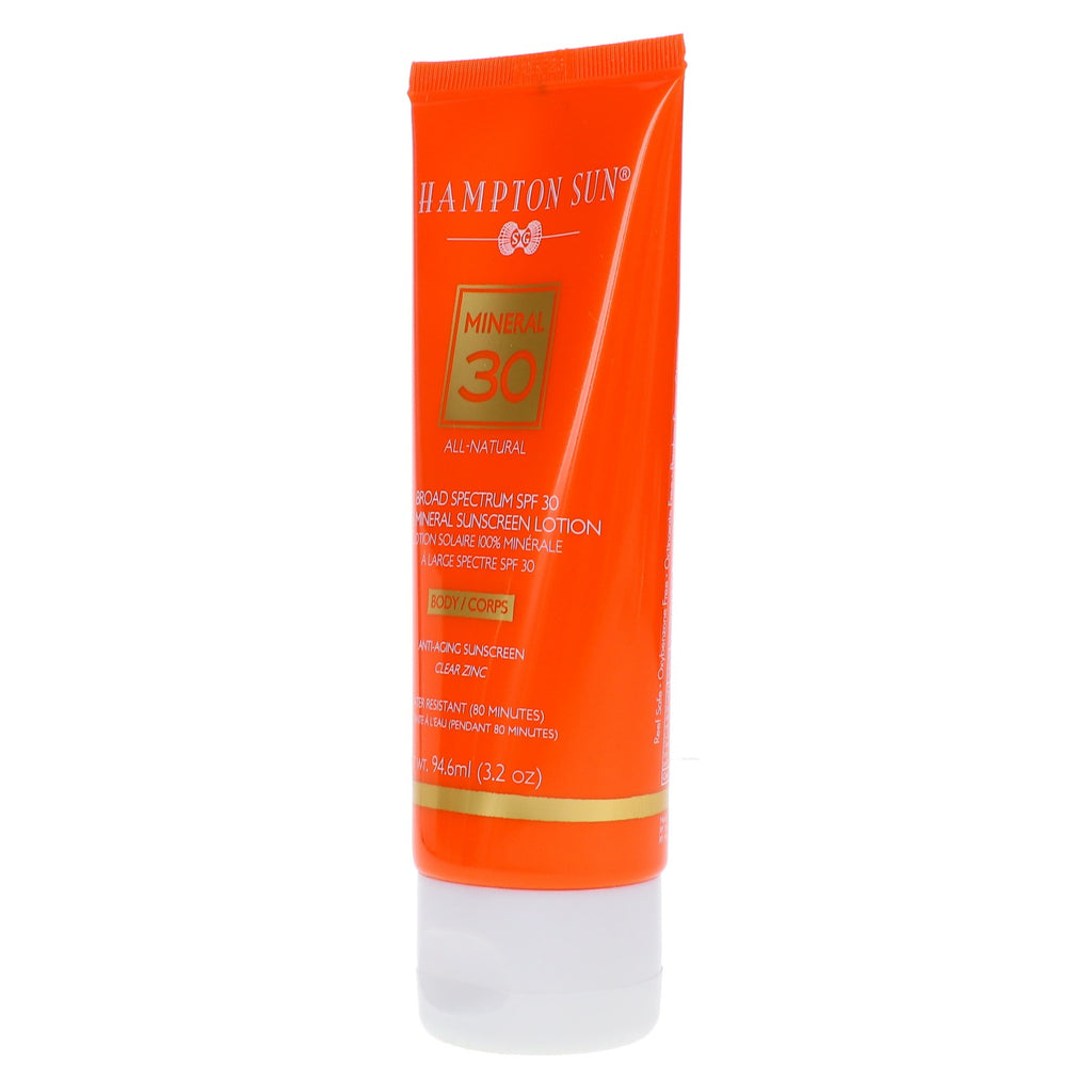 SPF 30 Mineral Sunscreen Lotion with Anti-Aging Benefits - 3.2 oz