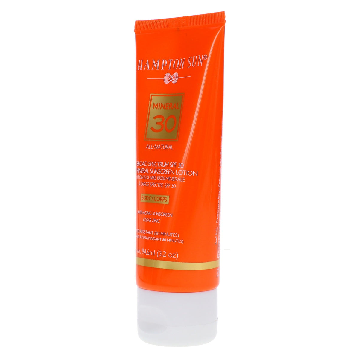 SPF 30 Mineral Sunscreen Lotion with Anti-Aging Benefits - 3.2 oz