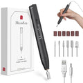 Electric Nail Drill Set for Manicure Pedicure - Portable Nail File Kit with 8 Bits