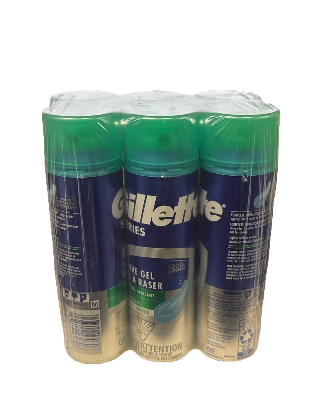 Men's Shave Gel with Aloe Vera - Soothing 7oz Pack of 6