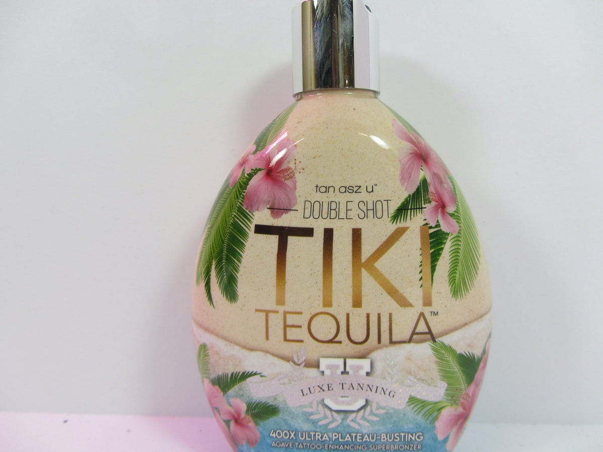 Double Dark Tiki Tequila Tanning Lotion 13.5oz Bronzer for Immediate & Long-Lasting Color