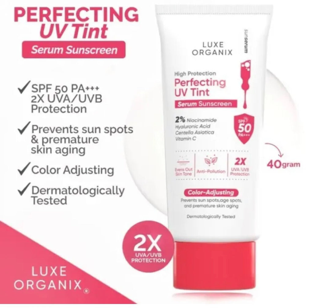 Tinted Sunscreen SPF 50 Serum with Brightening & UV Protection - 40g