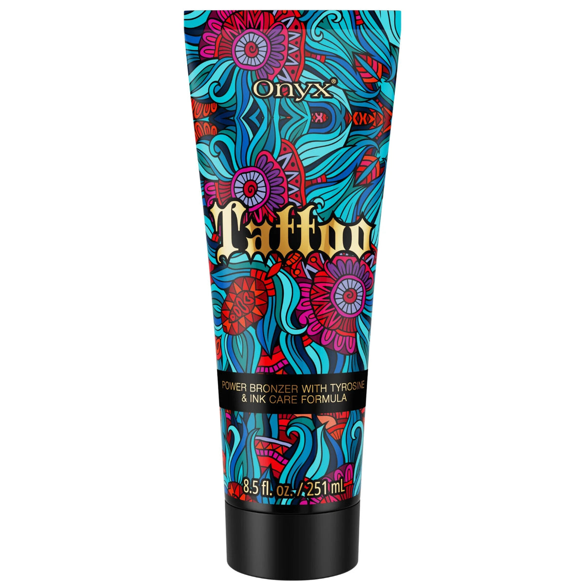 Onyx Tattoo Tanning Lotion Bronzing Accelerator with Tattoo Protection - 8.5/6.76 fl oz