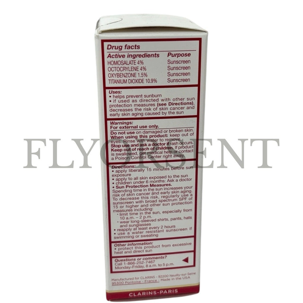 Clarins SPF 50 Broad Spectrum Sunscreen with Anti-Pollution Protection