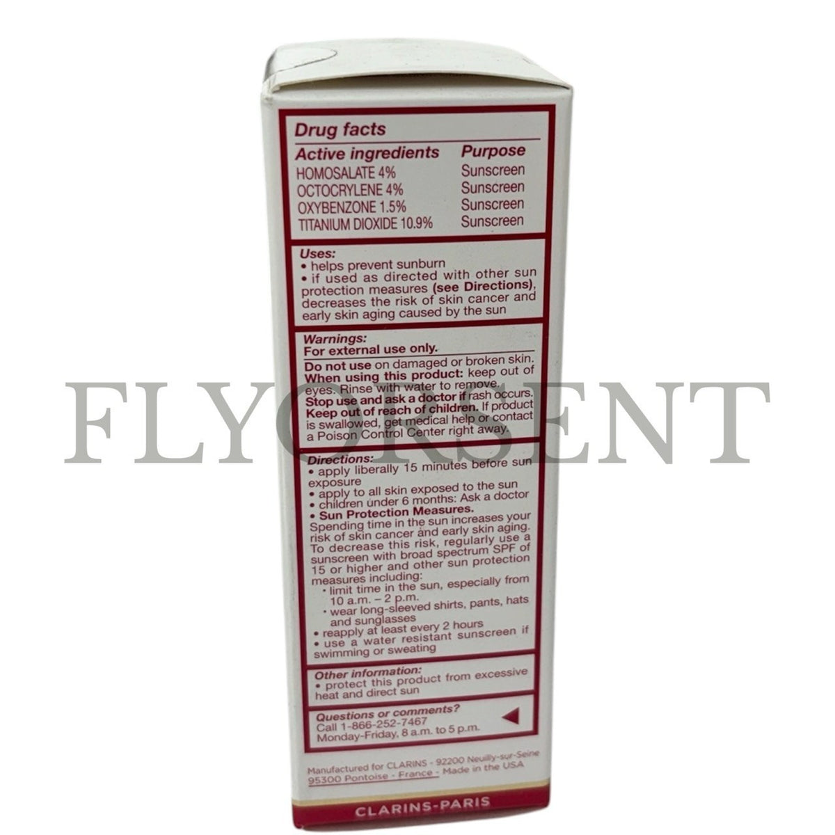 Clarins SPF 50 Broad Spectrum Sunscreen with Anti-Pollution Protection