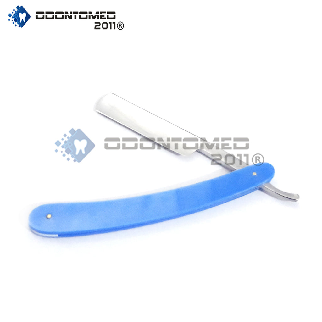 Sky Blue Carbon Steel Straight Razor First Quality Bts-172 for Shaving