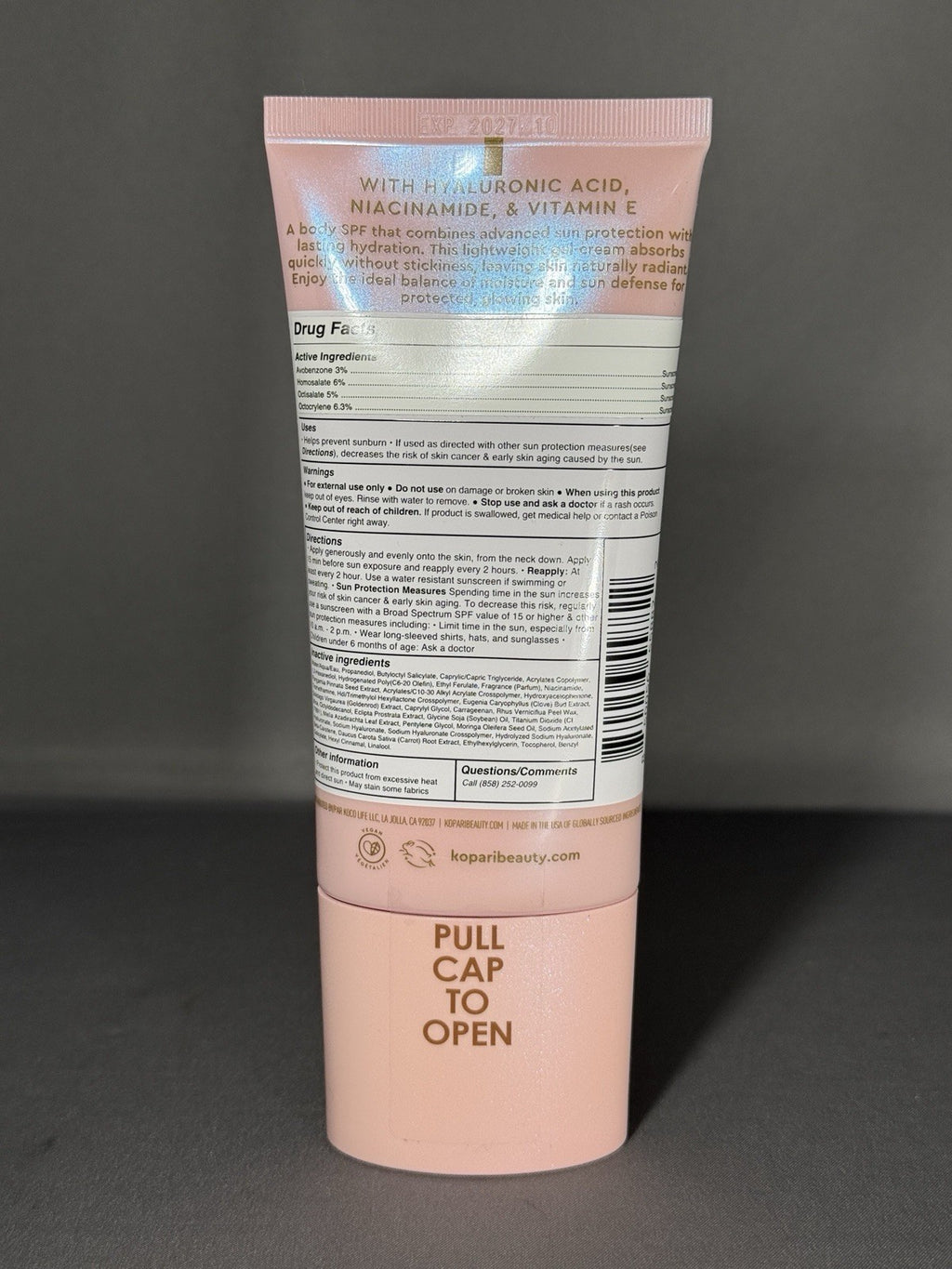 SPF 50+ Broad-Spectrum Body Sunscreen Gel - 3.4 fl oz