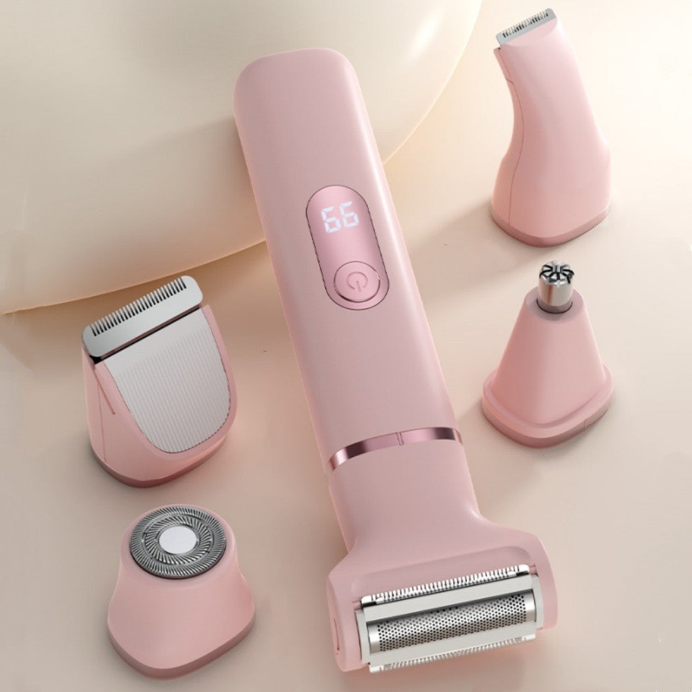 5-in-1 Women’s Electric Bikini Trimmer & Body Groomer Waterproof Hair Removal Tool