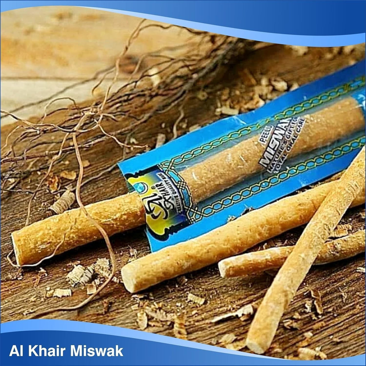 Natural Miswak Toothbrush Sticks - Eco-Friendly Oral Care Bulk Pack