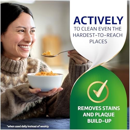 Denture & Mouthguard Cleaning Tablets - Antibacterial Whitening, 60 Count
