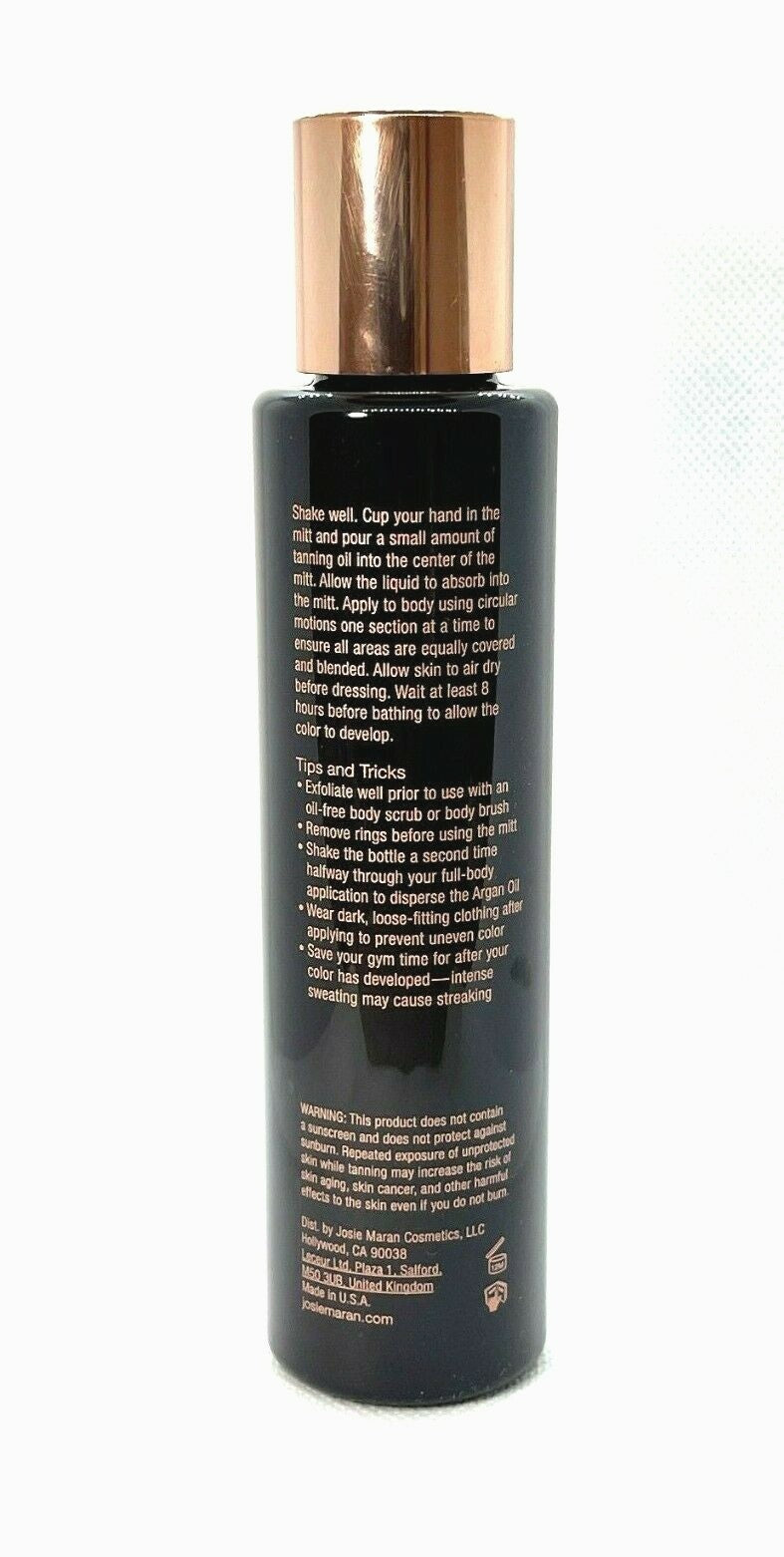 Self Tanning Body Oil with Argan, Vanilla & Apricot - Hydrating Sun-Kissed Glow 4.3 oz
