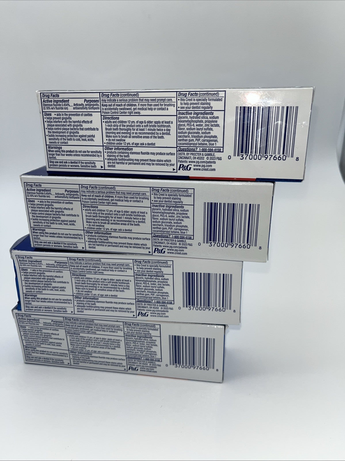 4 Pack Crest ProHealth Advanced Toothpaste - 3.5oz Each, Exp 03/26
