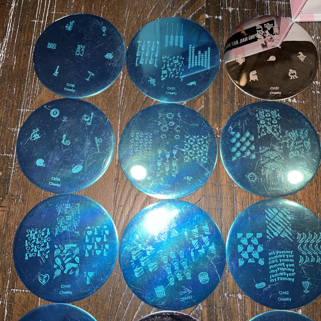 Nail Stamping Art Plates Summer Collection 26 Pieces for Creative Nail Art