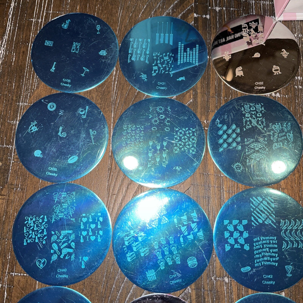 Nail Stamping Art Plates Summer Collection 26 Pieces for Creative Nail Art