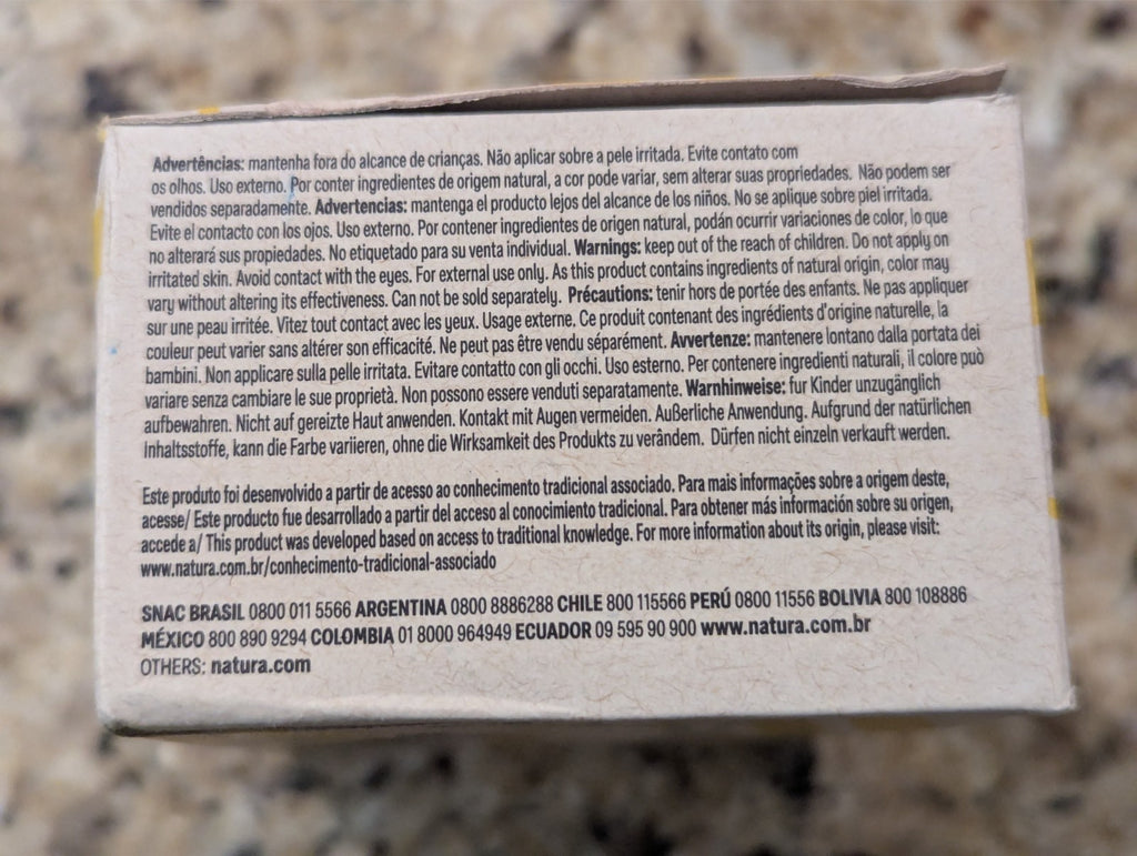 Natura Ekos Chestnut Passion Creamy Exfoliating Bar Soap Set - 4 Bars