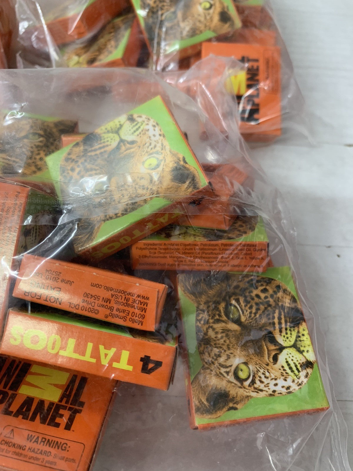 50+ Packs Vintage Animal Planet Temporary Tattoos Set 200+ Pieces Party Favors