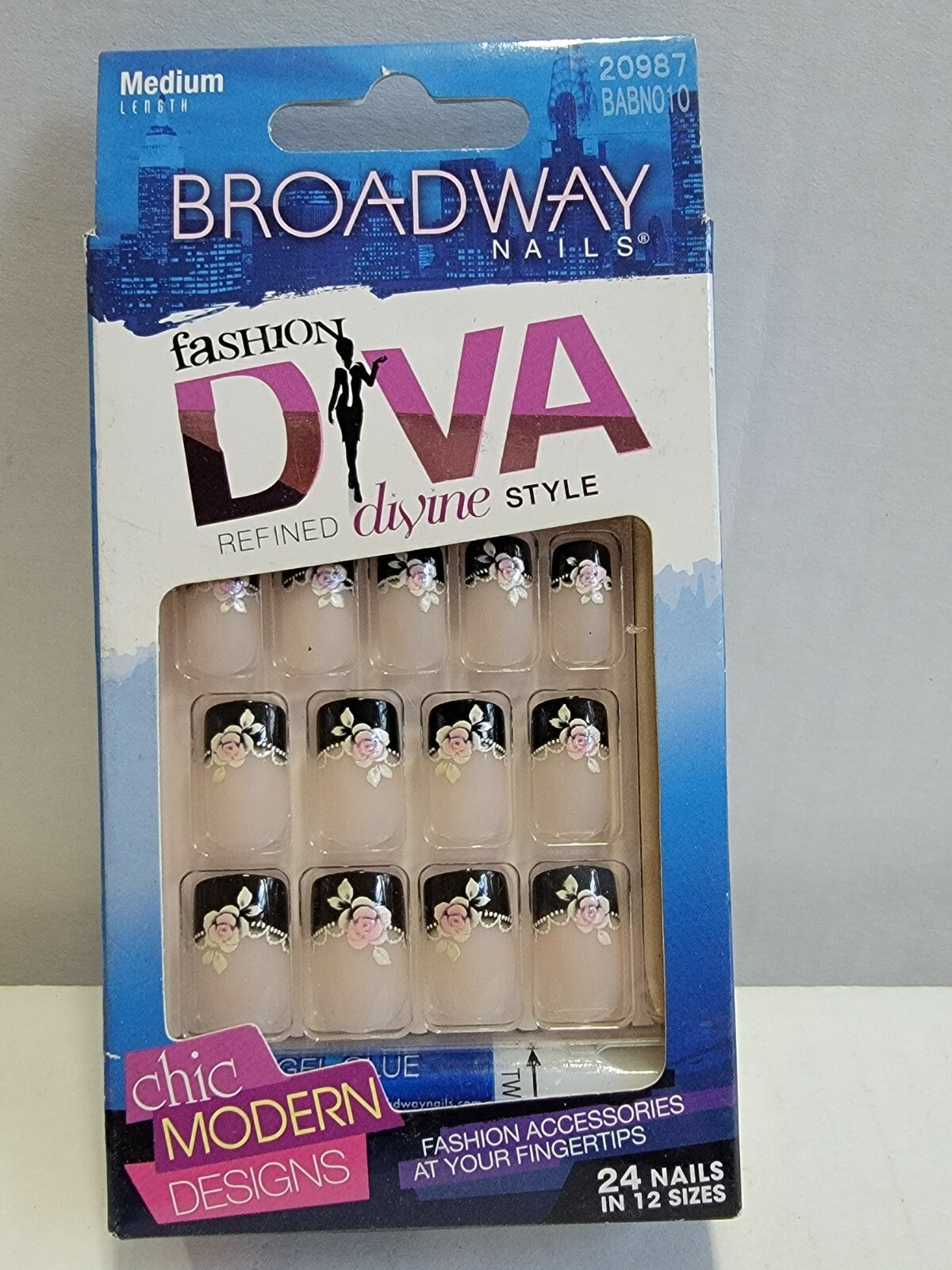 No Glue Nail Tips - Buy 2 Get 1 Free Broadway 24 Nails Varieties