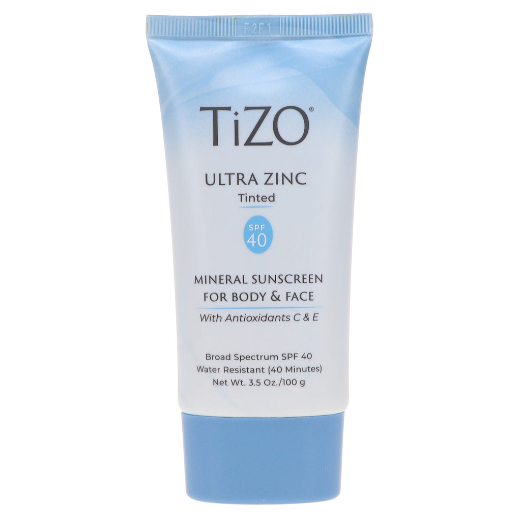 SPF 40 Zinc Body & Face Sunscreen Tinted Broad Spectrum 3.5 oz