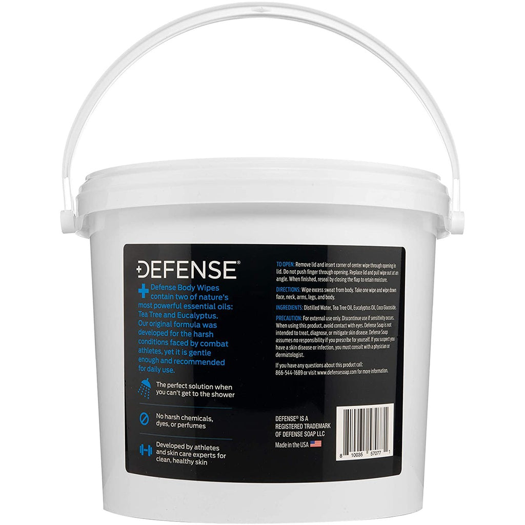 Defense Soap Original Body Wipes - 400 Count Hygienic Wipes for Skin Protection