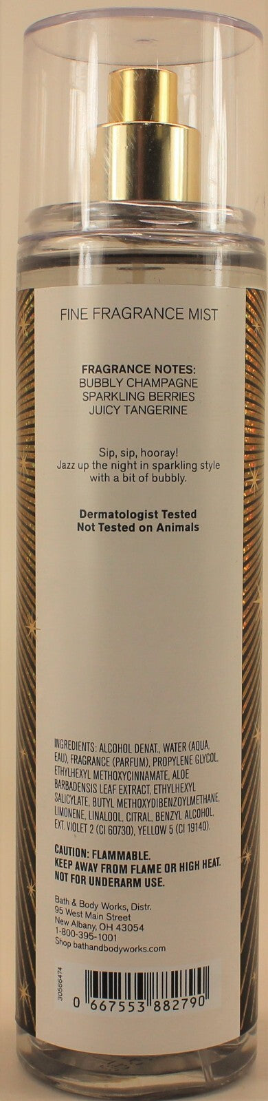 Bath & Body Works Champagne Toast Body Mist Spray 8oz - Set of 2