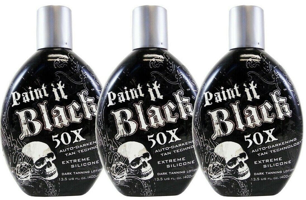Dark Tanning Lotion - 50x Indoor Outdoor Bronzer & Accelerator - 13.5 Oz Lot of 3