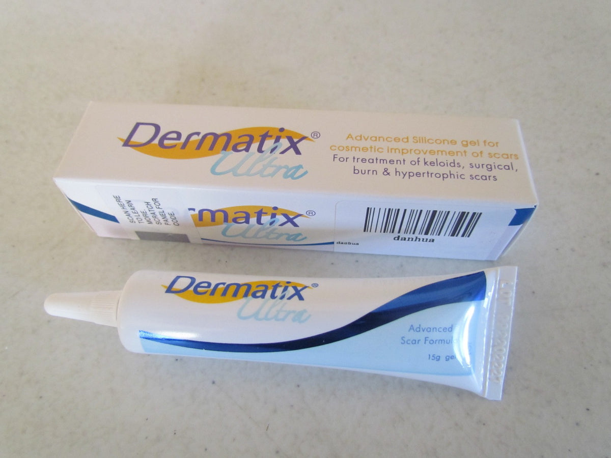 Silicone Scar Gel for Scar Treatment - Dermatix Ultra 15g, New