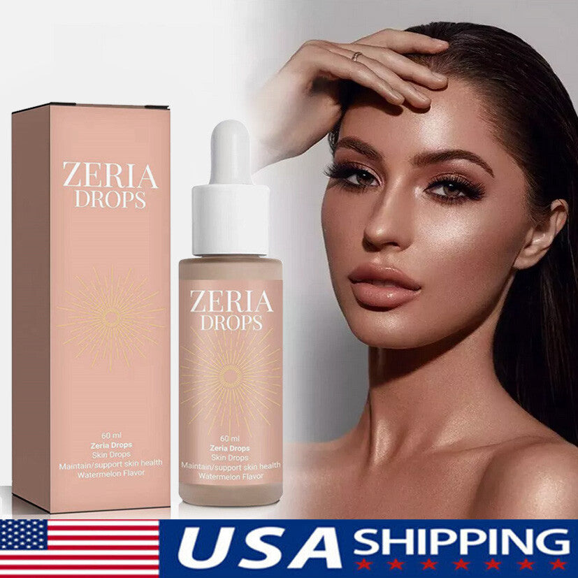 Sunless Tanning Drops for Natural Sun-Kissed Glow - Boost Melanin & Hydrate Skin