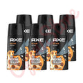 Men's Deodorant Body Spray - Long-Lasting Freshness, 150ml (6 Pack)