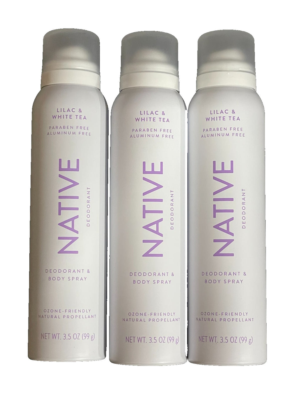 Native Lilac & White Tea Deodorant Bundle - 3.5 oz, 3 Pack
