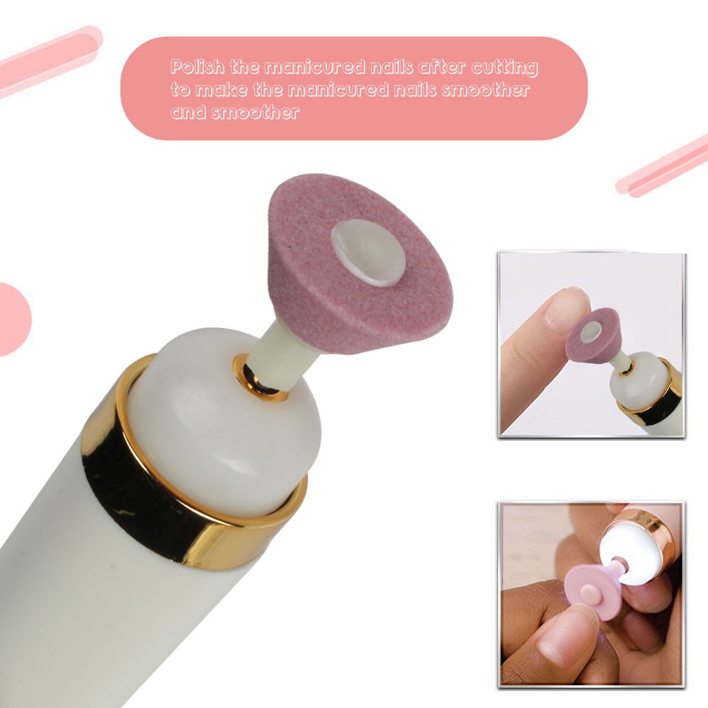 Electric Nail Drill File Machine for Manicure and Pedicure with LED Light