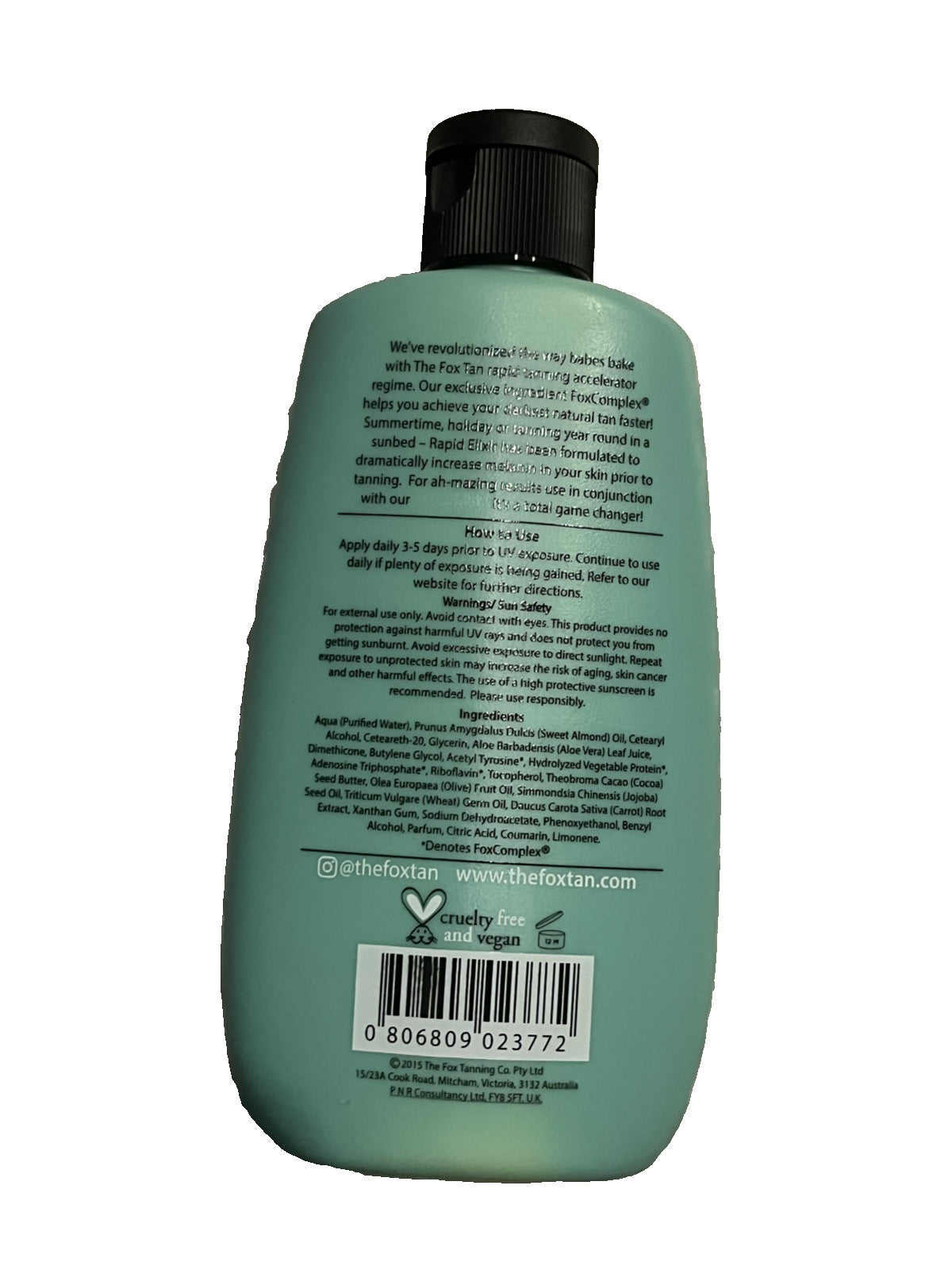 Rapid Elixir Tanning Lotion Accelerator 4oz - Skin Nourishing Tan Enhancer