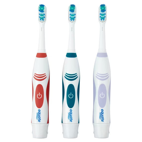 Electric Toothbrush with 2 Replacement Heads - Cordless Oral Care