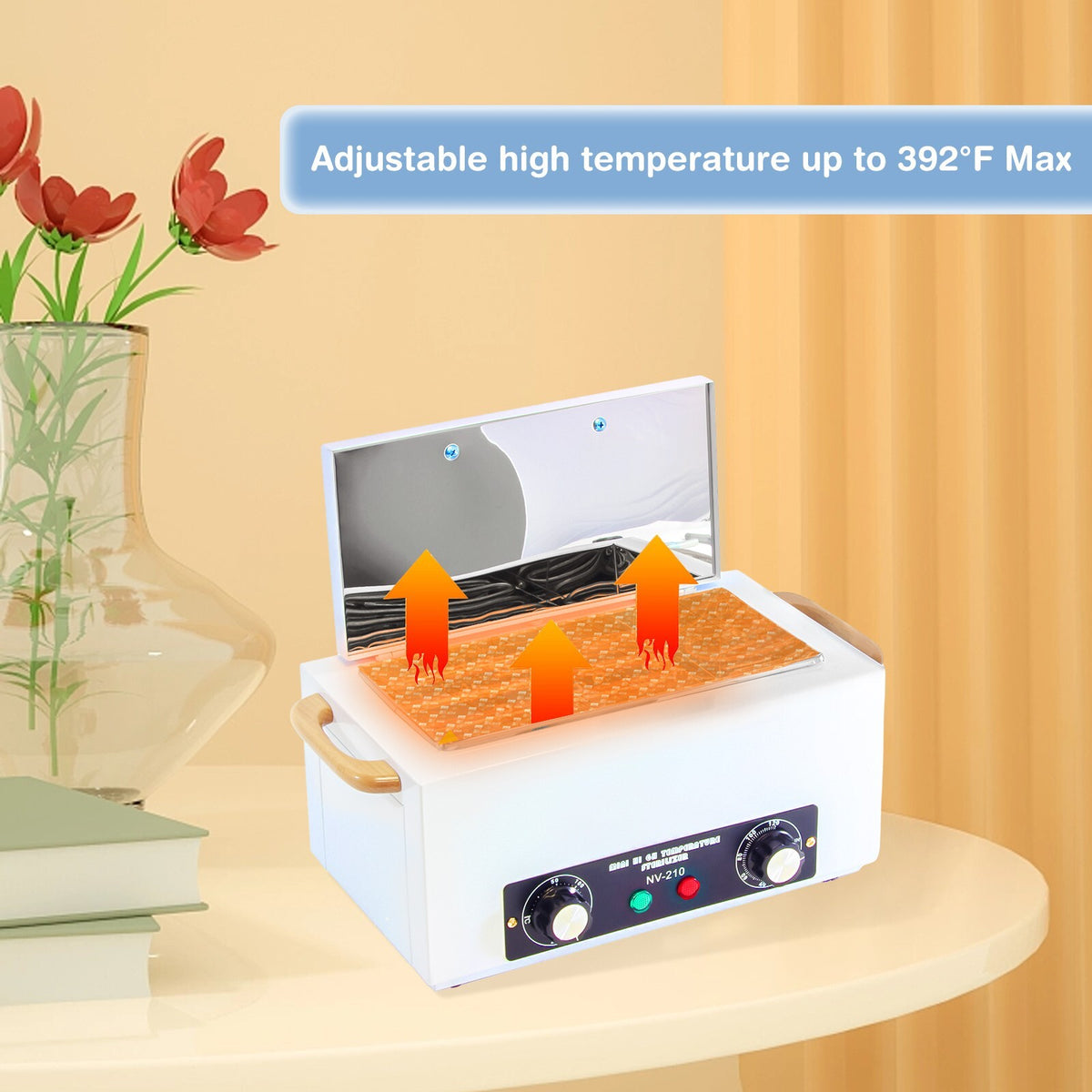 2L Dry Heat Sterilizer Cabinet for Beauty and Tattoo Tools with Automatic Timer