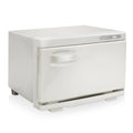 Spa Towel Warmer Cabinet - Holds 24 Towels, White Professional-Grade