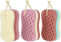Set of 3 Large Bath Sponges for Women and Men, Loofah Body Scrubbers