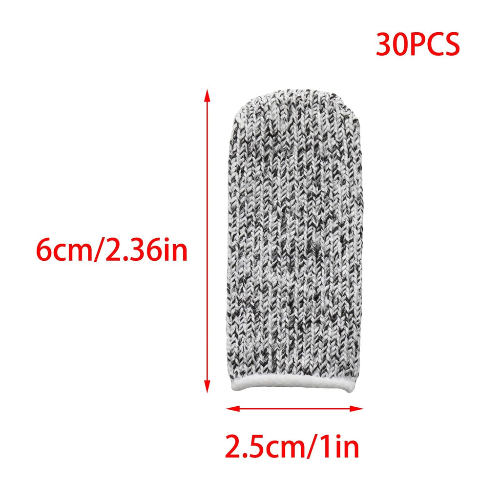 30 Pcs Cut Resistant Finger Cots Finger Guards Protectors for Gardening & Kitchen