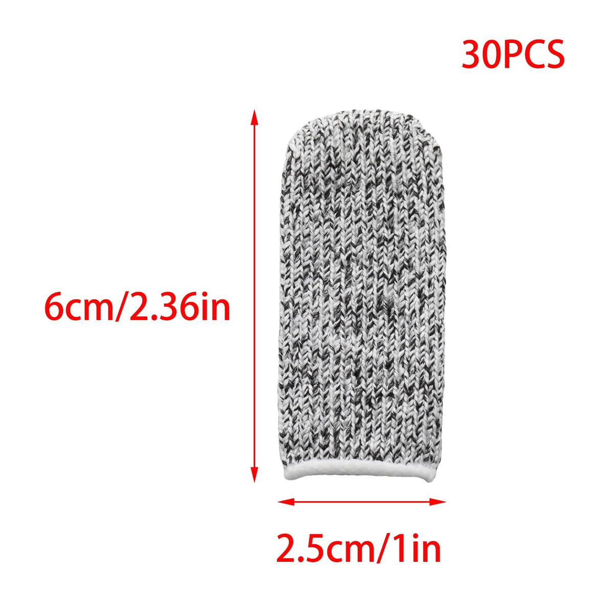 30 Pcs Cut Resistant Finger Cots Finger Guards Protectors for Gardening & Kitchen