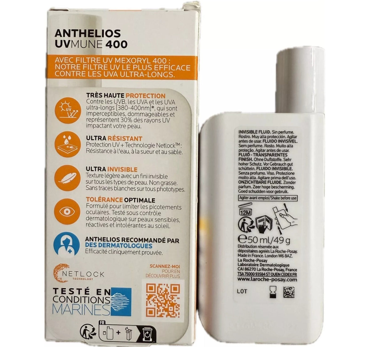 SPF50 Fragrance-Free Sunscreen Fluid SPF 50+ 50ml - UVA/UVB Protection